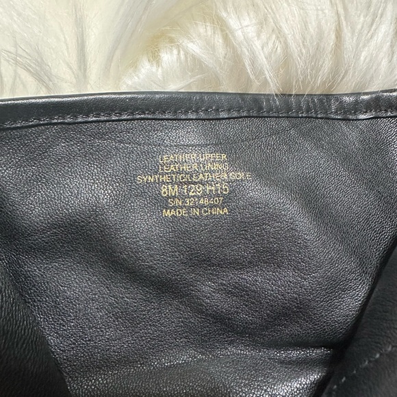 Tory Burch Simone Black Leather Ankle Boot Bootie Shoes Size 8 - Picture 7 of 12